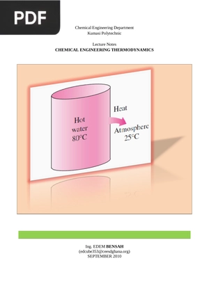 Chemical Engineering Thermodynamics
