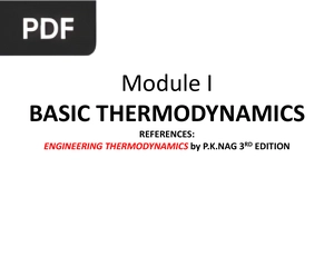 Basic thermodynamics (Presentation)