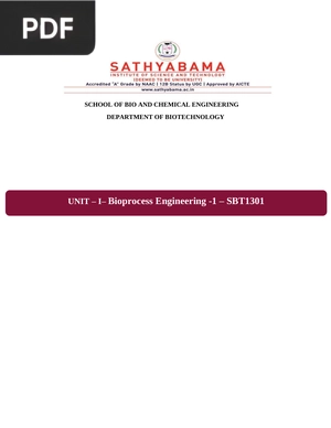 Bioprocess Engineering