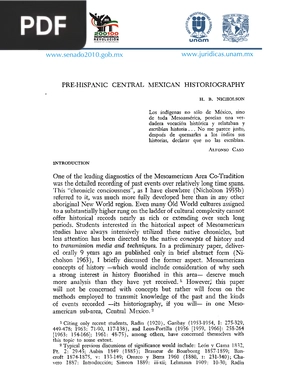 Pre-Hispanic central Mexican historiography