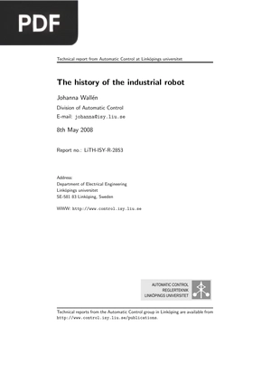 The history of the industrial robot