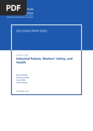 Industrial Robots, Workers’ Safety, and Health