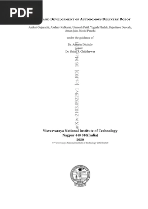 Design and Development of Autonomous Delivery Robot