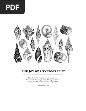 The Joy of Cryptography
