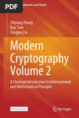Modern Cryptography - Volume 2