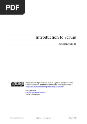 Introduction to Scrum