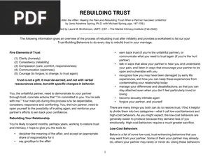 Rebuilding Trust (Article)