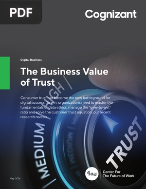 The Business Value of Trust