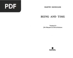 Being and Time