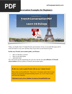 15 French Conversation Examples for Beginners