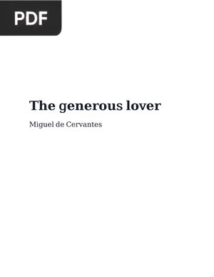 The generous lover