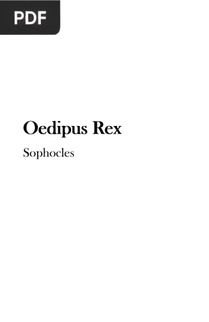 Oedipus Rex