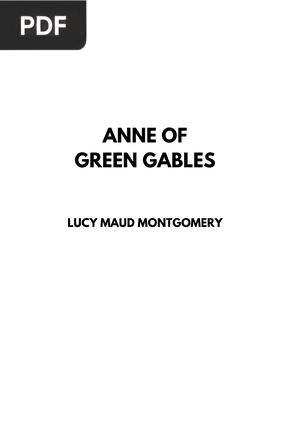 Anne of green gables
