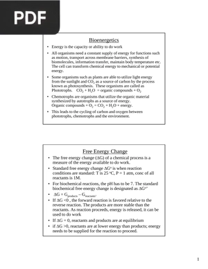 Bioenergetics (Article)