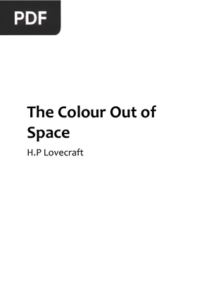 The Colour Out of Space