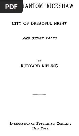 The Phantom 'Rickshaw and Other Tales