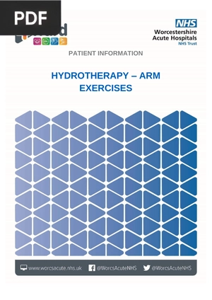 Hydrotherapy – arm exercises