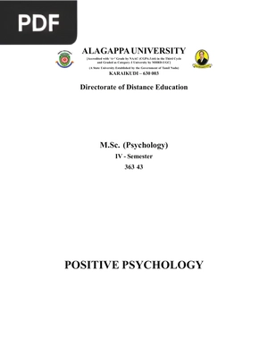 Positive Psychology