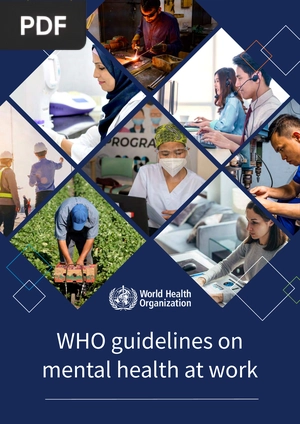 WHO guidelines on mental health at work