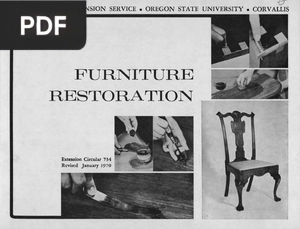 Furniture restoration