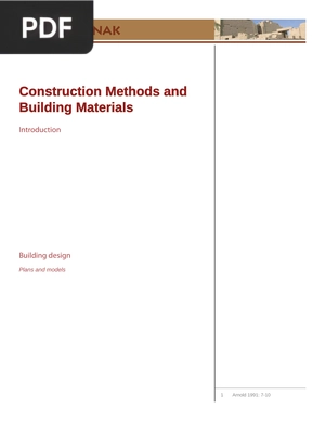 Construction Methods and onstruction Methods and Building Materials uilding Materials