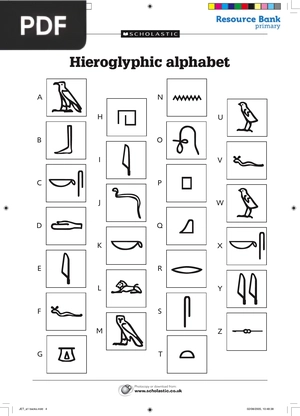 Hieroglyphic alphabet (Article)