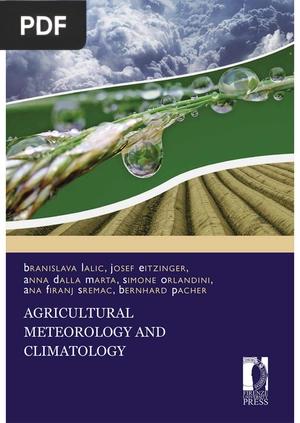 Agricultural Meteorology and Climatology