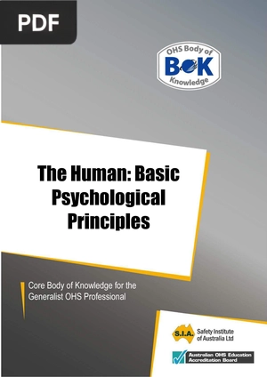 The Human: Basic Psychological Principles