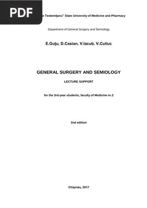 General surgery and semiology