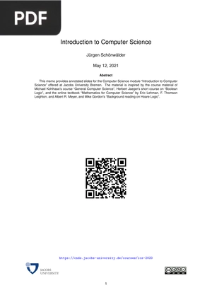 Introduction to Computer Science