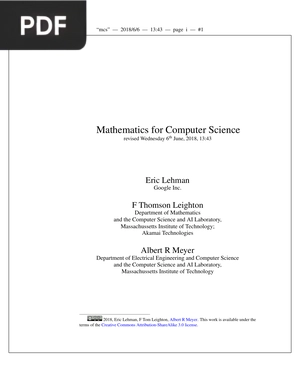 Mathematics for Computer Science