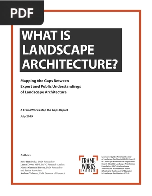 What is landscape architecture?
