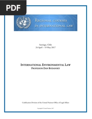 International Environmental Law
