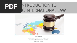 Introduction to Public International Law (Presentation)