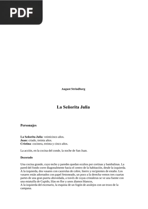 La señorita Julia