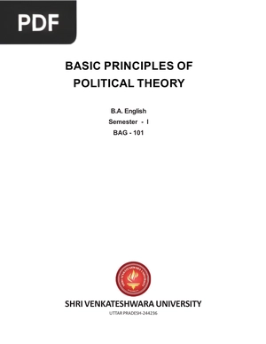 Basic Principles of Political Theory