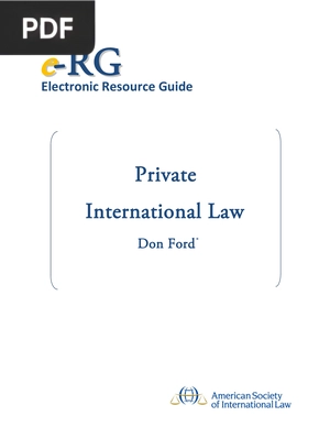 Private International Law