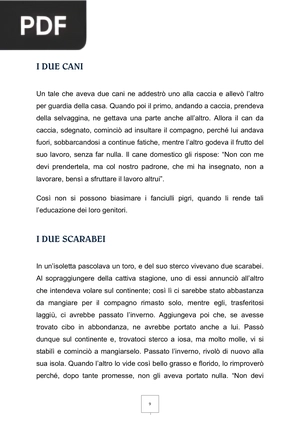 Favole (Aesop's Fables)