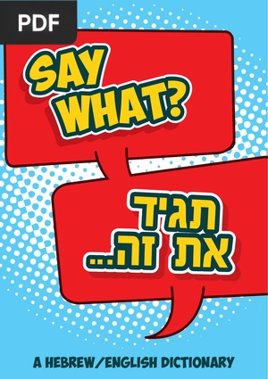 A Hebrew/English Dictionary