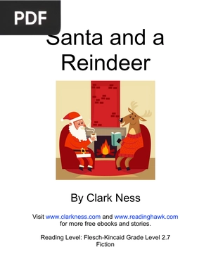 Santa and a Reindeer
