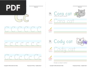 Capital Letter Booklet #1