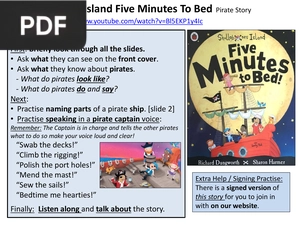 Skullabones Island Five Minutes To Bed, Pirate Story