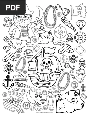 Pirate Coloring Pages