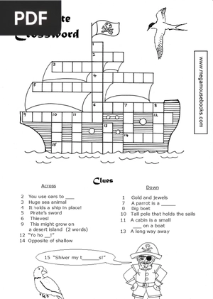 Pirate Crossword