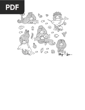 Mermaid Coloring Pages