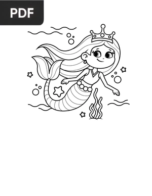 Mermaid Coloring Pages