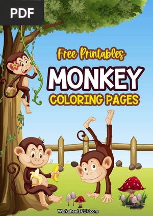 Monkey Coloring Pages