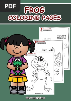 Free Frog Coloring Pages