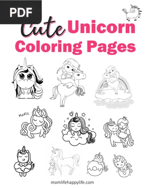Unicorn Coloring Pages