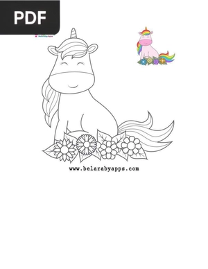 Printable Unicorn Coloring Pages